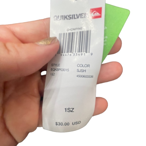 Quiksilver Mini Backpack NWT - Picture 3 of 3